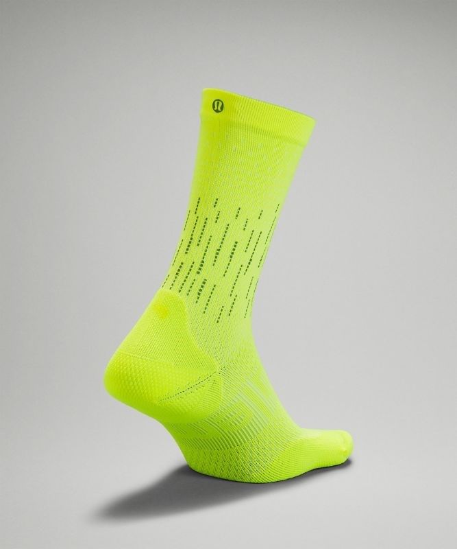 Lululemon Power Stride Crew Sock Ref Strumpor Accessories Gula | ESRW-54217