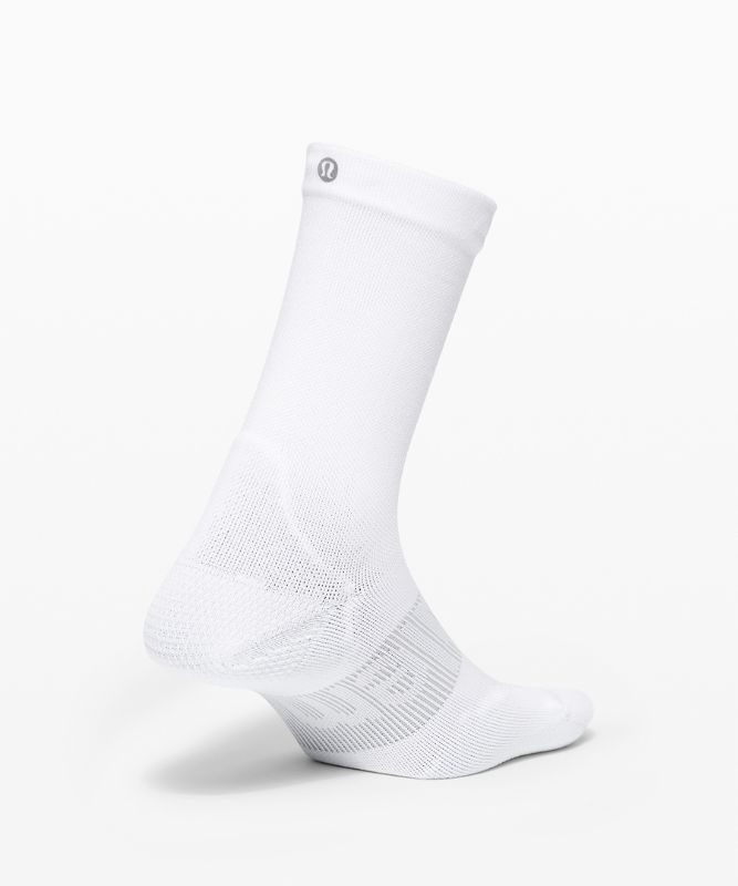 Lululemon Power Stride Crew Sock Strumpor Accessories Vita | KQGF-81967