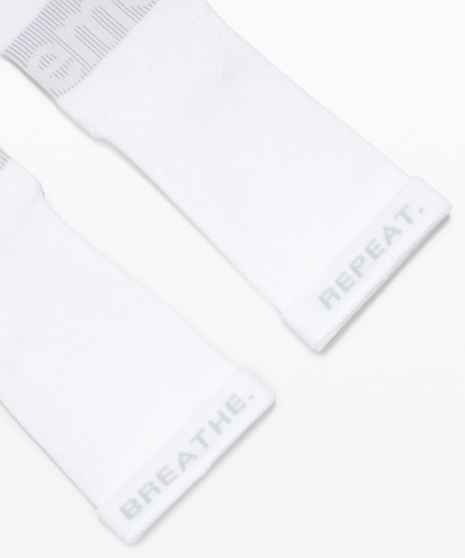 Lululemon Power Stride Crew Sock Strumpor Accessories Vita | KQGF-81967