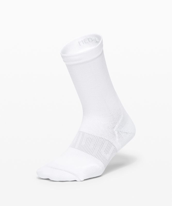 Lululemon Power Stride Crew Sock Strumpor Accessories Vita | KQGF-81967