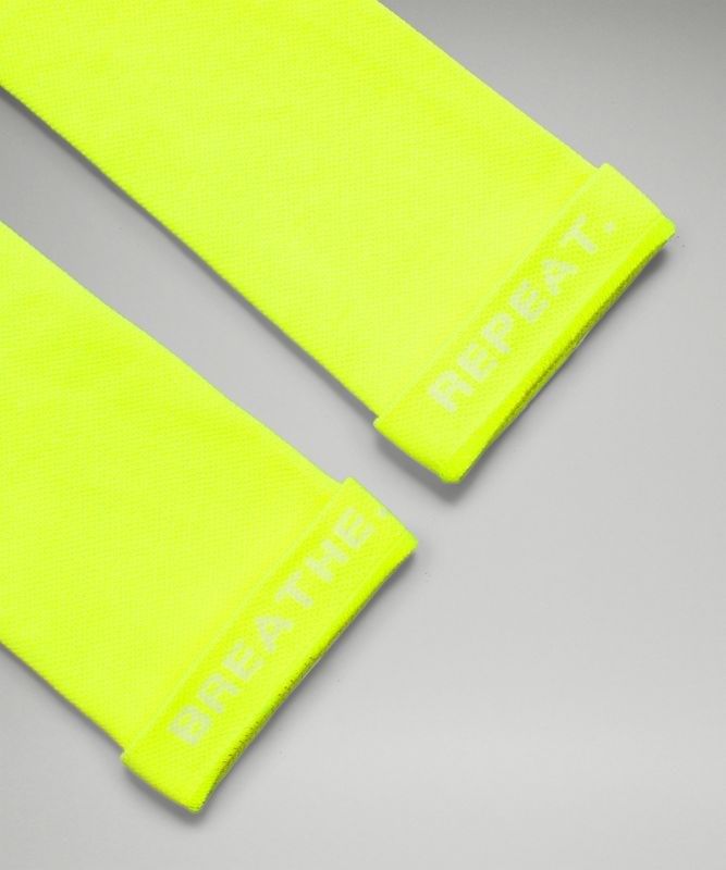 Lululemon Power Stride Crew Sock Strumpor Accessories Gula | URJK-79263