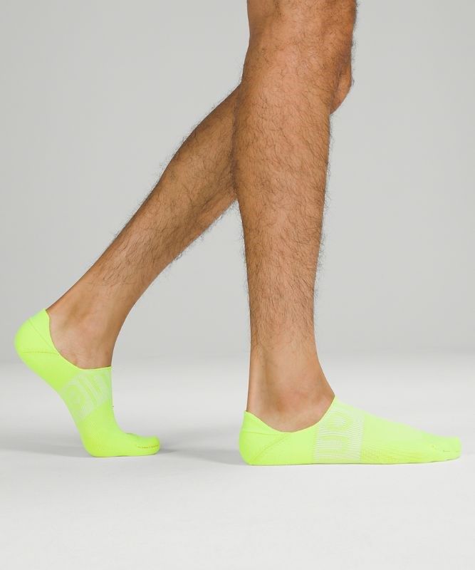 Lululemon Power Stride No-Show Sock with Active Grip 3 Pack Strumpor Accessories Gula Vita Lila | RWYT-81642