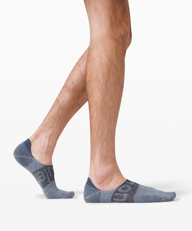 Lululemon Power Stride No-Show Sock with Active Grip 3 Pack Strumpor Accessories Vita Blå Svarta | XEIG-56734