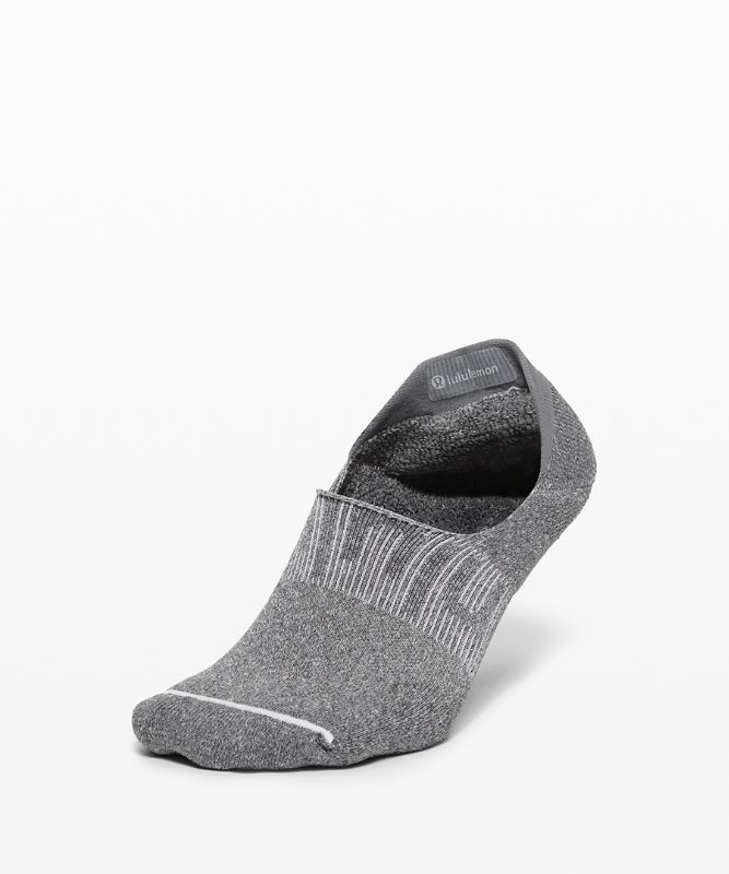Lululemon Power Stride No-Show Sock with Active Grip Anti-Stink Strumpor Accessories Mörkgrå | VDWZ-96174