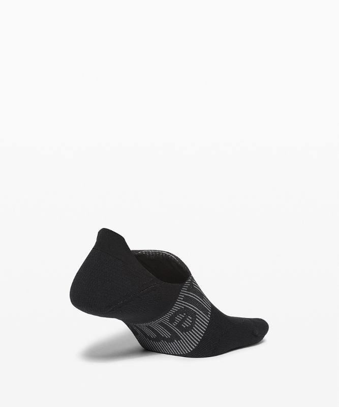 Lululemon Power Stride No Show Sock Performaheel Anti-Stink Strumpor Accessories Svarta | SIDN-82356