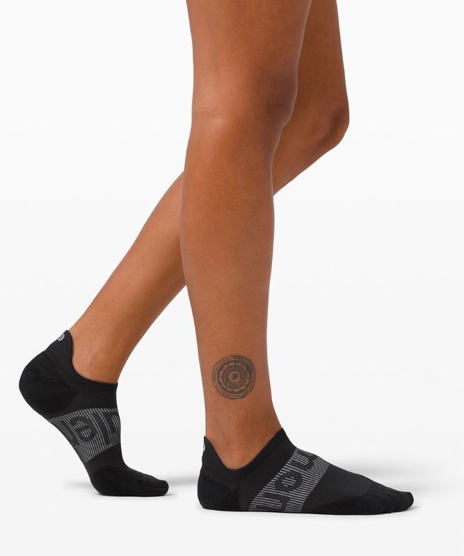 Lululemon Power Stride Tab Sock 3 Pack Strumpor Accessories Svarta | OZMF-86297
