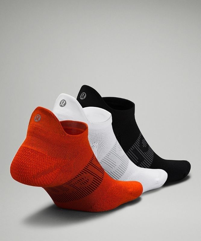 Lululemon Power Stride Tab Sock 3 Pack Strumpor Accessories Röda Vita Svarta | MUIX-21547