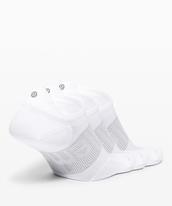Lululemon Power Stride Tab Sock 3 Pack Strumpor Accessories Vita | KLEP-27301