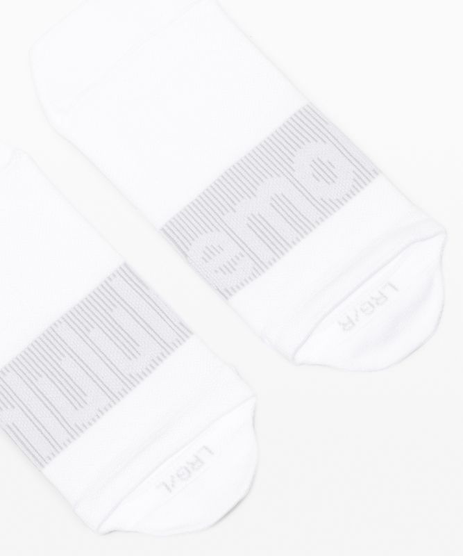 Lululemon Power Stride Tab Sock 3 Pack Strumpor Accessories Vita | KLEP-27301