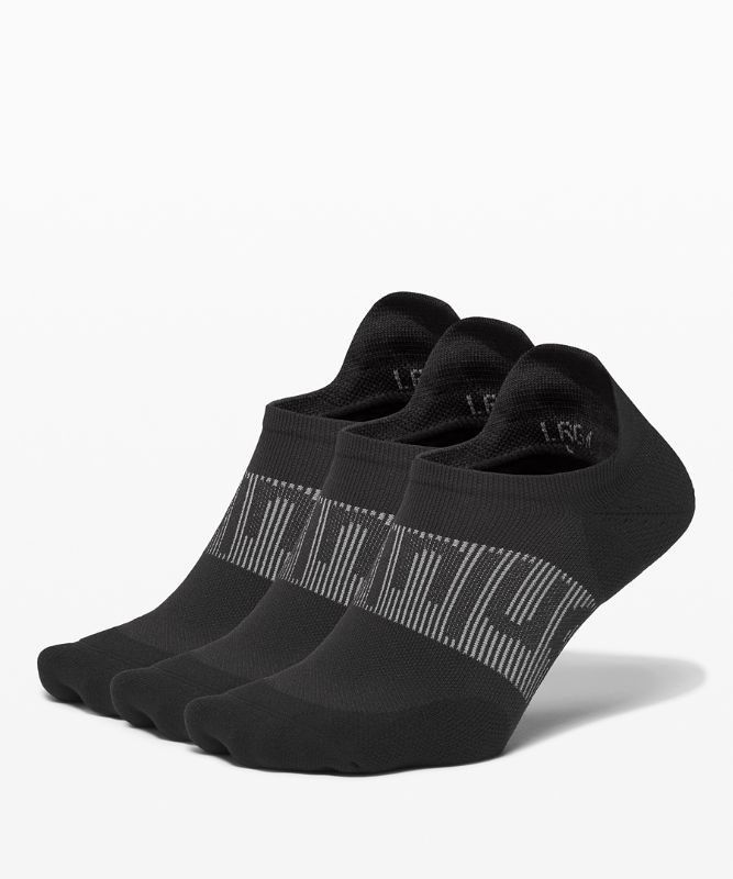 Lululemon Power Stride Tab Sock 3 Pack Strumpor Accessories Svarta | GNVJ-52390