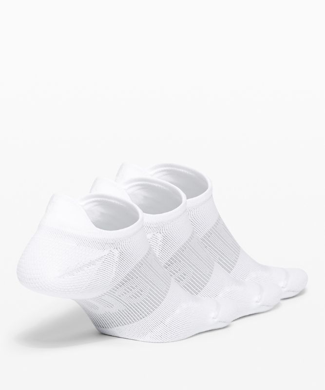 Lululemon Power Stride Tab Sock 3 Pack Strumpor Accessories Vita | VFOC-09126