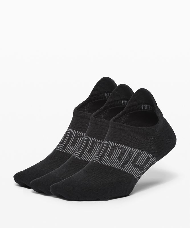 Lululemon Power Stride Tab Sock Anti-Stink 3 Pack Strumpor Accessories Svarta | YSKP-59186