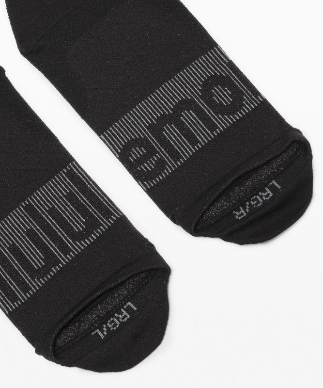 Lululemon Power Stride Tab Sock Strumpor Accessories Svarta | NJDO-37052