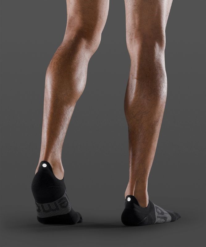 Lululemon Power Stride Tab Sock Strumpor Accessories Svarta | NJDO-37052