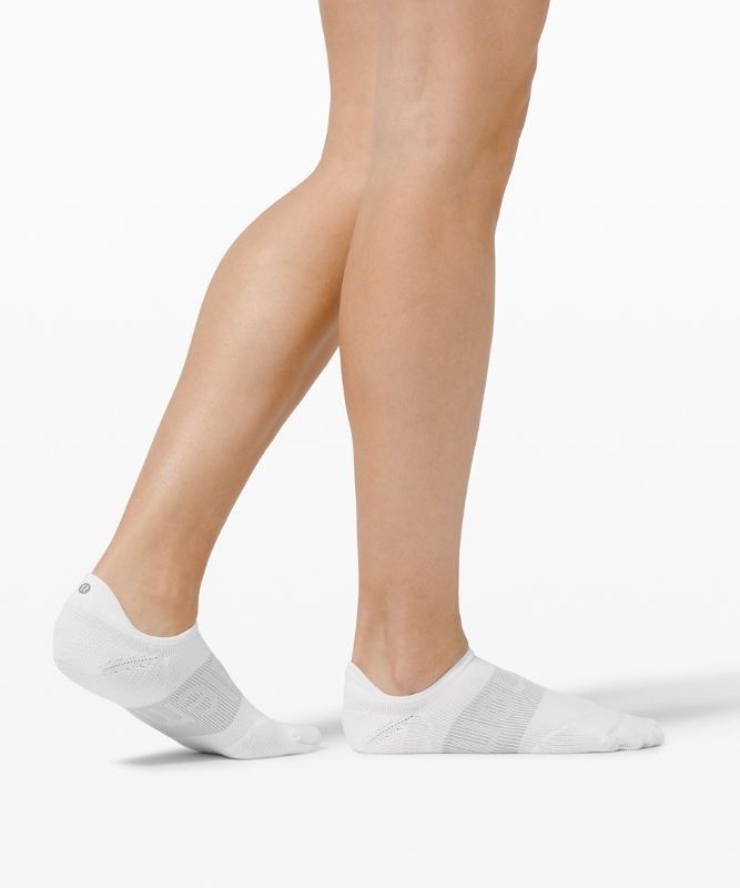 Lululemon Power Stride Tab Sock Strumpor Accessories Vita | CKUS-72318