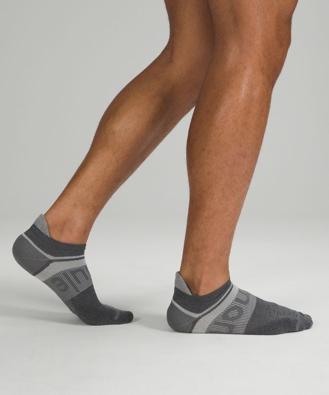 Lululemon Power Stride Tab Sock Wool Strumpor Accessories Grå Mörkgrå | RXWE-72048