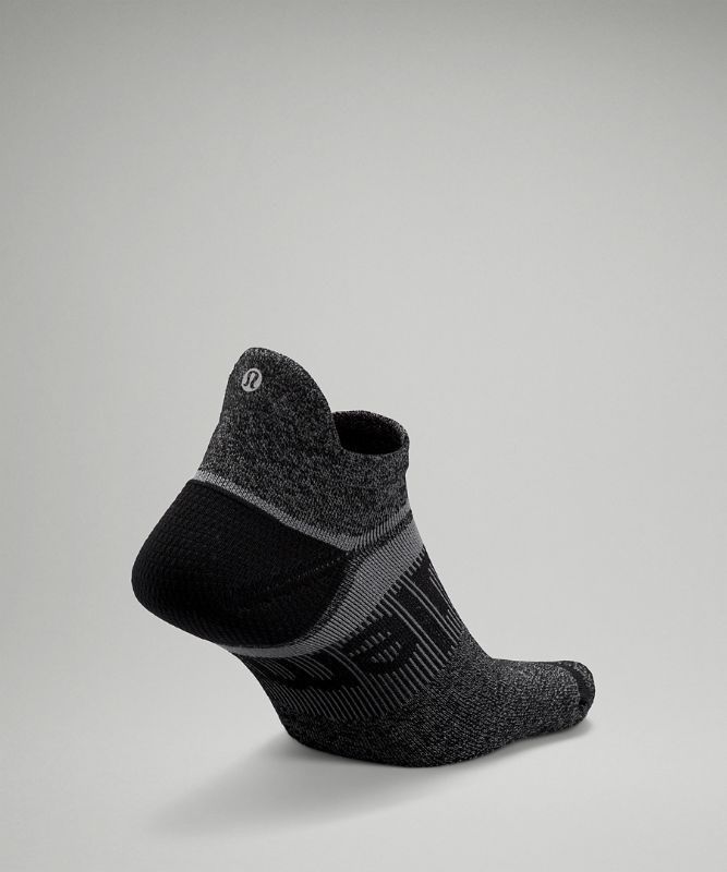 Lululemon Power Stride Tab Sock Wool Strumpor Accessories Svarta Grå | KHLI-90456