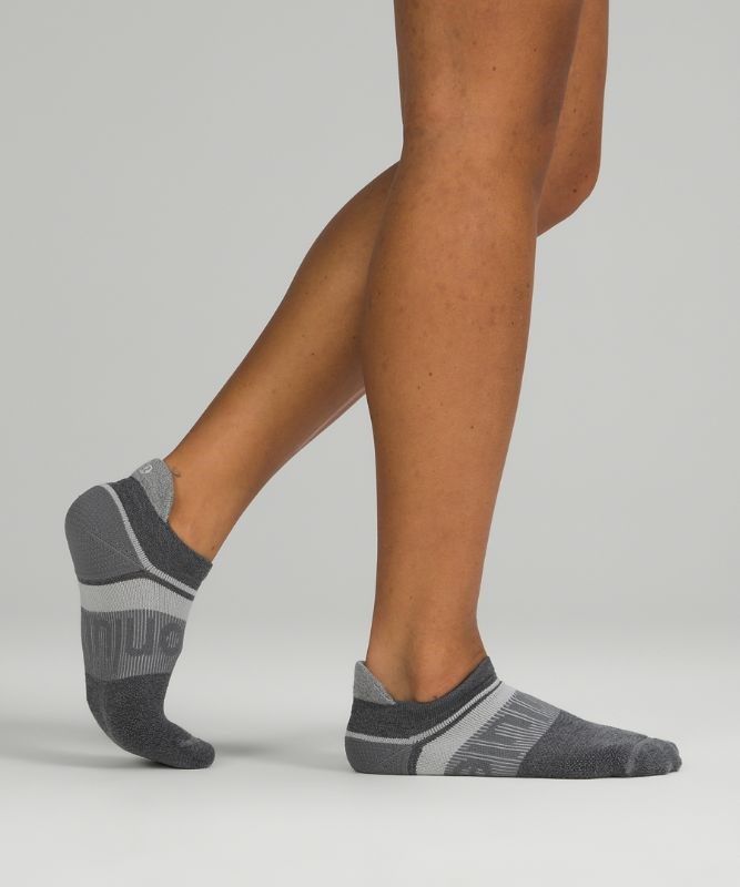 Lululemon Power Stride Tab Sock Wool Strumpor Accessories Grå Mörkgrå | CZJM-32859