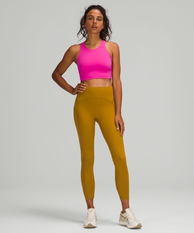 Lululemon Power Thru High-Rise Tight 25 Leggings Dam Guld Bruna | QSAD-08425
