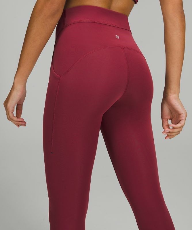 Lululemon Power Thru High-Rise Tight 25 Leggings Dam Vinröda | BKFY-15679