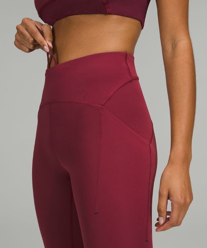 Lululemon Power Thru High-Rise Tight 25 Leggings Dam Vinröda | BKFY-15679