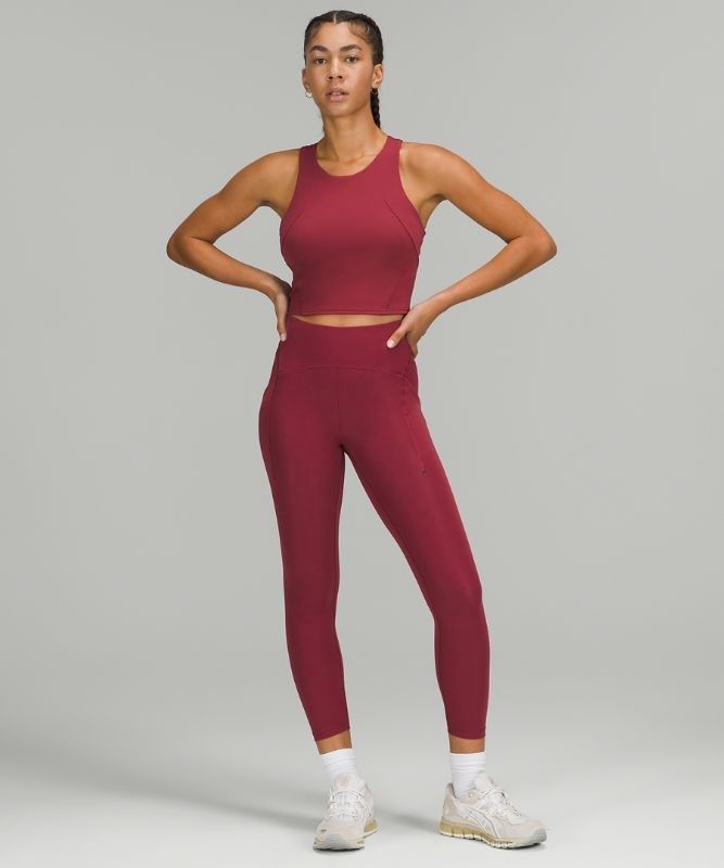 Lululemon Power Thru High-Rise Tight 25 Leggings Dam Vinröda | BKFY-15679