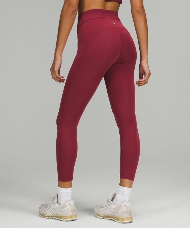 Lululemon Power Thru High-Rise Tight 25 Leggings Dam Vinröda | BKFY-15679
