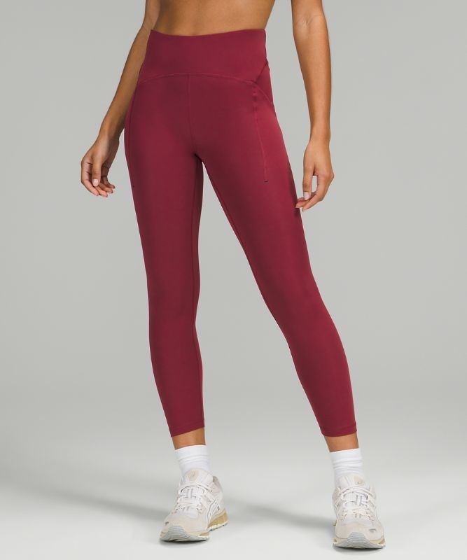 Lululemon Power Thru High-Rise Tight 25 Leggings Dam Vinröda | BKFY-15679