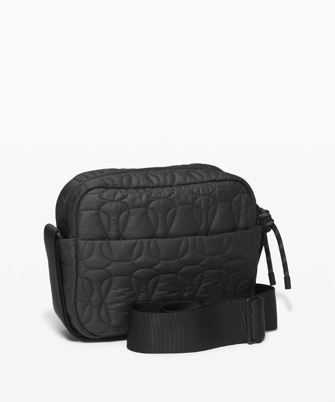 Lululemon Quilted Embrace Crossbody Bag Väskor Accessories Svarta | JXOI-41567