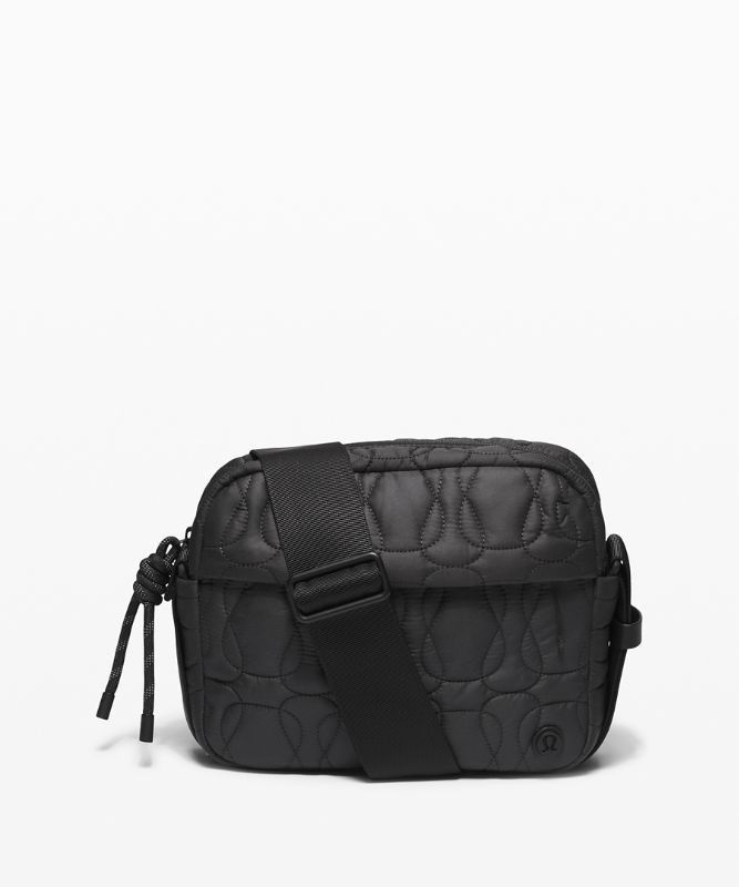 Lululemon Quilted Embrace Crossbody Bag Väskor Accessories Svarta | JXOI-41567