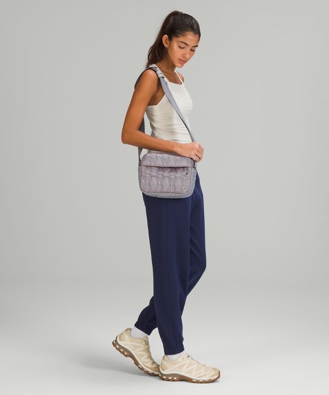 Lululemon Quilted Embrace Crossbody Bag Väskor Accessories Rosa Grå Bruna Blå Grå | EIXL-49830