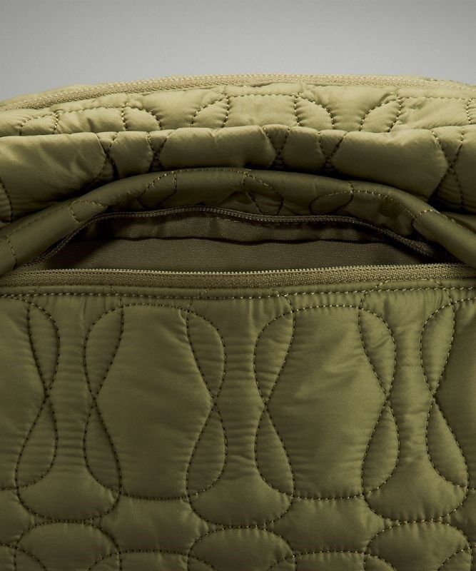 Lululemon Quilted Embrace Crossbody Väskor Accessories Bruna Gröna | RAXE-68742
