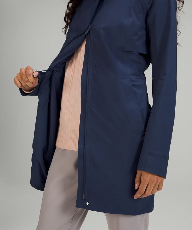 Lululemon Rain Rebel Jacket Jackor Dam Night Sea | ZIXS-50186