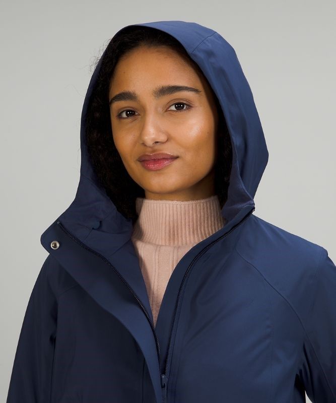 Lululemon Rain Rebel Jacket Jackor Dam Night Sea | ZIXS-50186