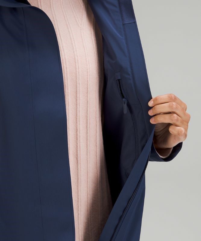 Lululemon Rain Rebel Jacket Jackor Dam Night Sea | ZIXS-50186