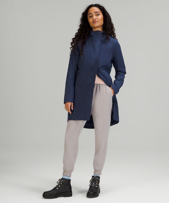 Lululemon Rain Rebel Jacket Jackor Dam Night Sea | ZIXS-50186