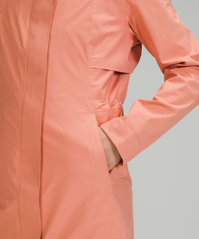 Lululemon Rain Rebel Jacket Jackor Dam Rosa | NGXY-36079