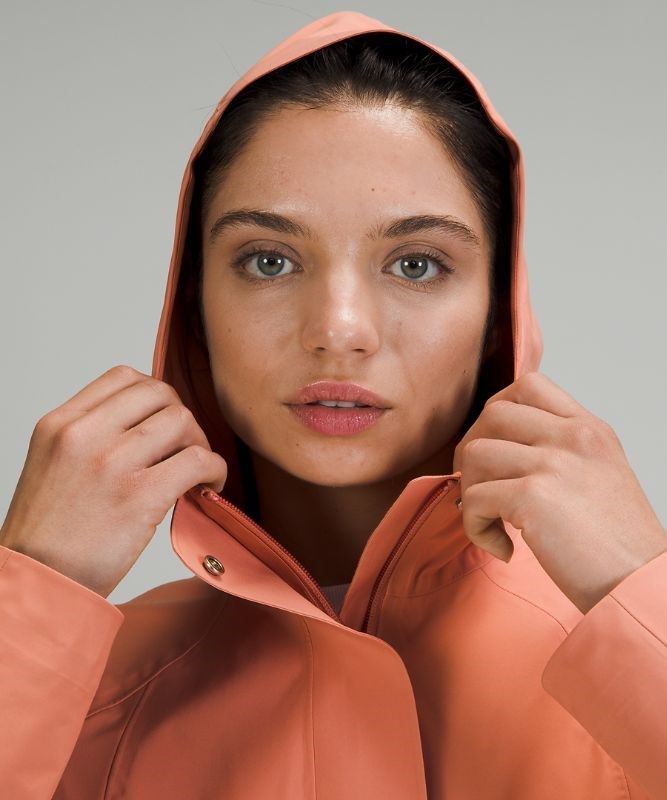 Lululemon Rain Rebel Jacket Jackor Dam Rosa | NGXY-36079