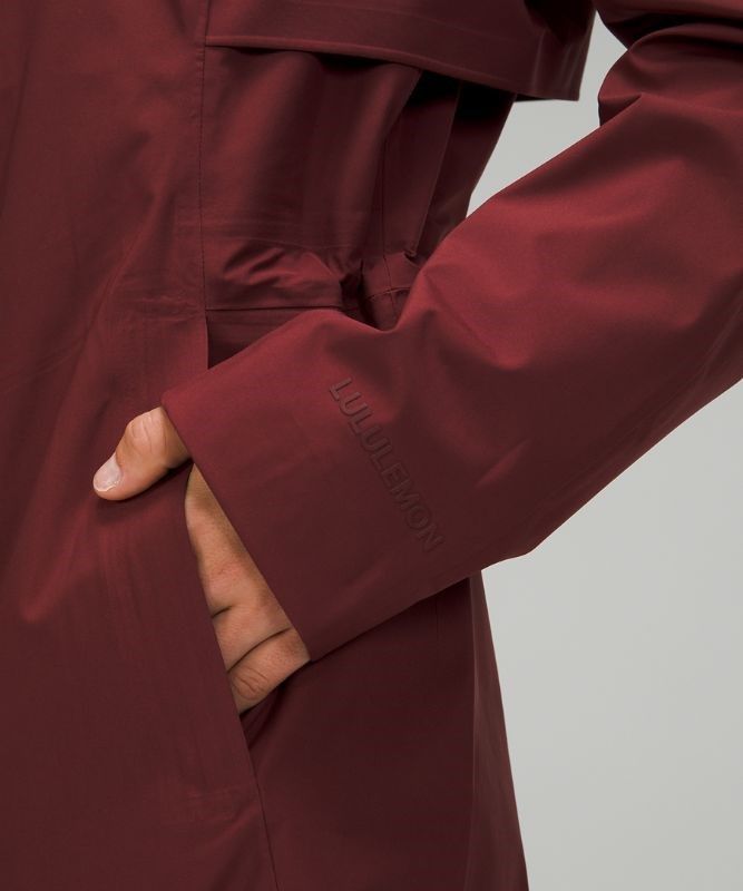 Lululemon Rain Rebel Jacket Jackor Dam Röda Vinröda | TQRL-03547