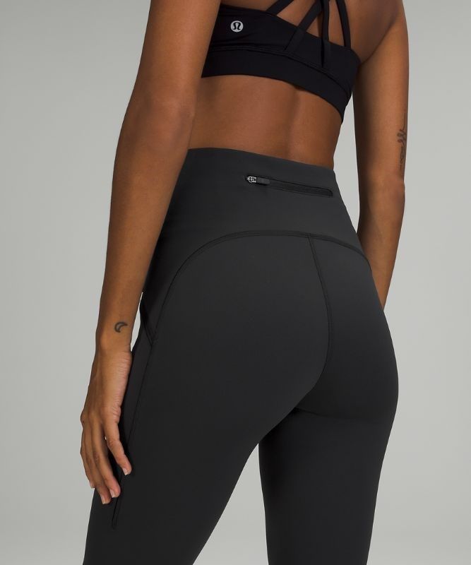 Lululemon Rain Repellent High-Rise Running Tight 28 Leggings Dam Svarta | UHKV-46850