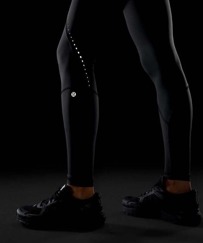 Lululemon Rain Repellent High-Rise Running Tight 28 Leggings Dam Svarta | UHKV-46850
