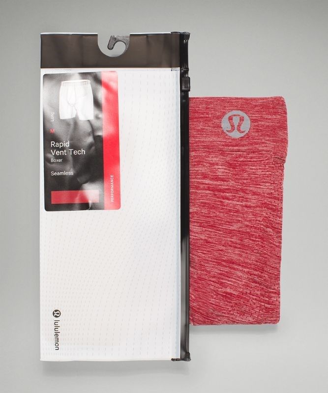 Lululemon Rapid Vent Tech Boxer 7 Underkläder Herr Röda | NCSG-04821