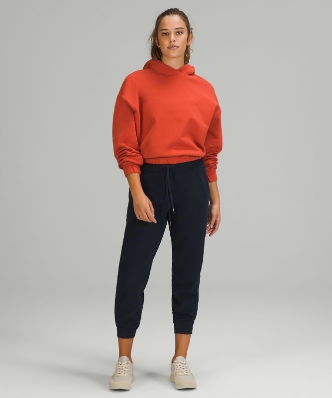 Lululemon Relaxed Cropped Hoodie Hoodie Dam Orange | JESF-74209