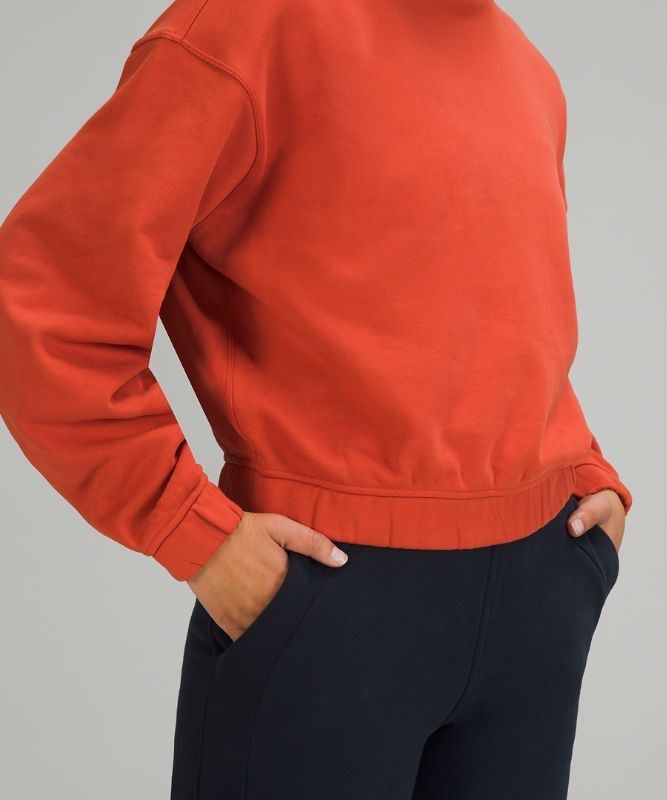 Lululemon Relaxed Cropped Hoodie Hoodie Dam Orange | JESF-74209