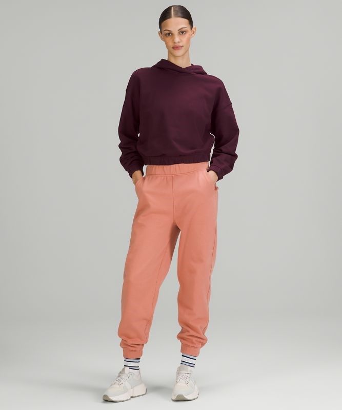 Lululemon Relaxed Cropped Hoodie Hoodie Dam Cassis | EBGM-28705