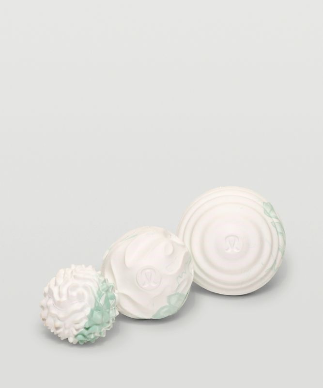 Lululemon Release and Recover Ball Set Utrustning Accessories Gröna Vita | TFGX-87149