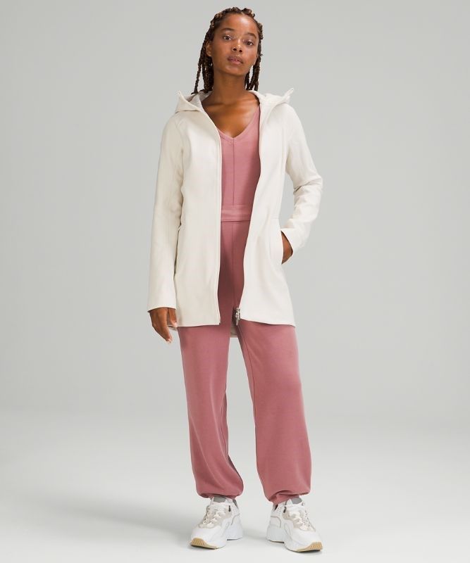 Lululemon RepelShell Rain Jacket Jackor Dam Vita | MJHZ-08594