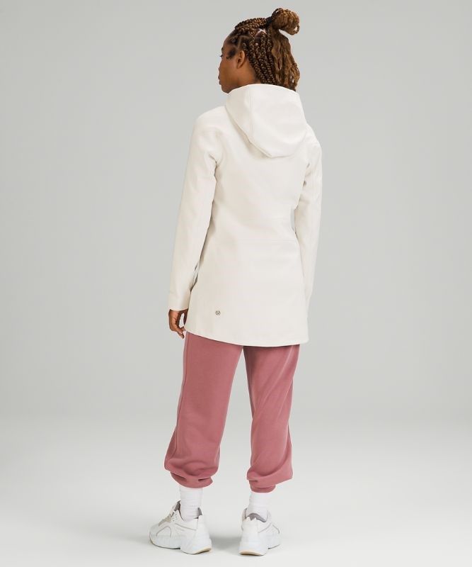 Lululemon RepelShell Rain Jacket Jackor Dam Vita | MJHZ-08594