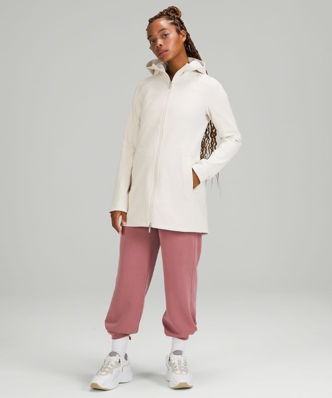 Lululemon RepelShell Rain Jacket Jackor Dam Vita | MJHZ-08594
