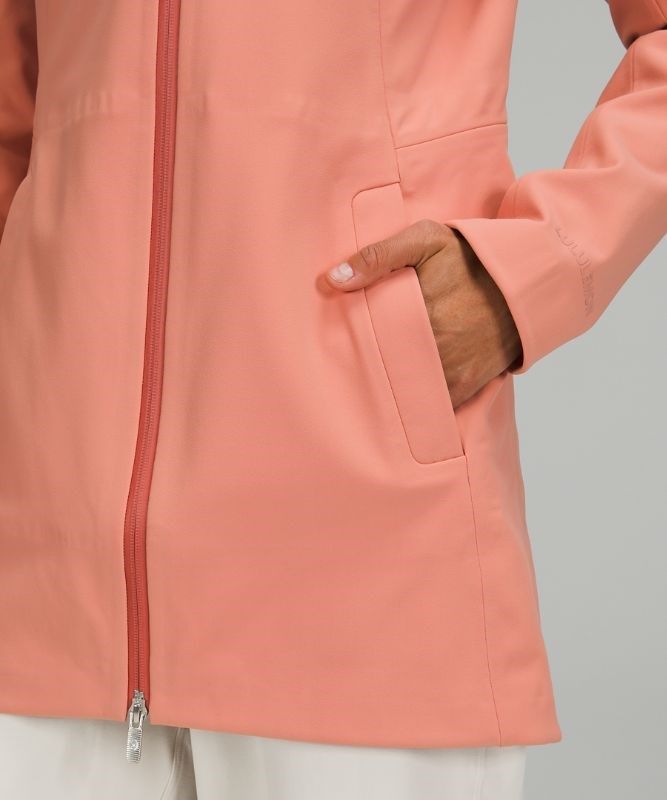 Lululemon RepelShell Rain Jacket Jackor Dam Rosa | TSKV-91835